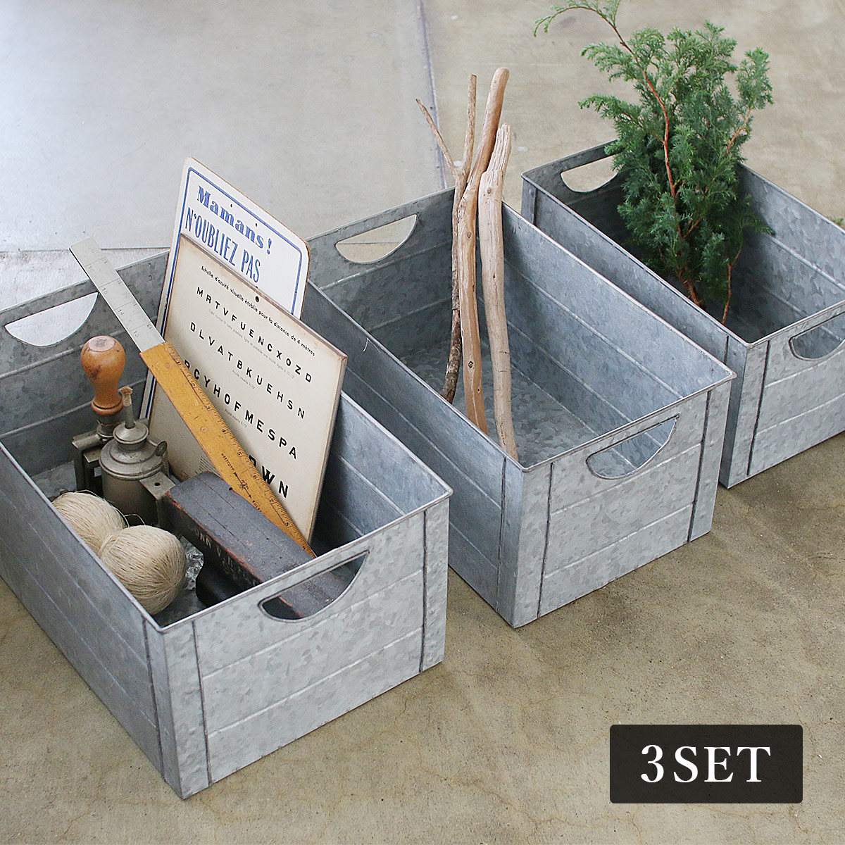 ブリキボックス SET3 SOW ソウ | 