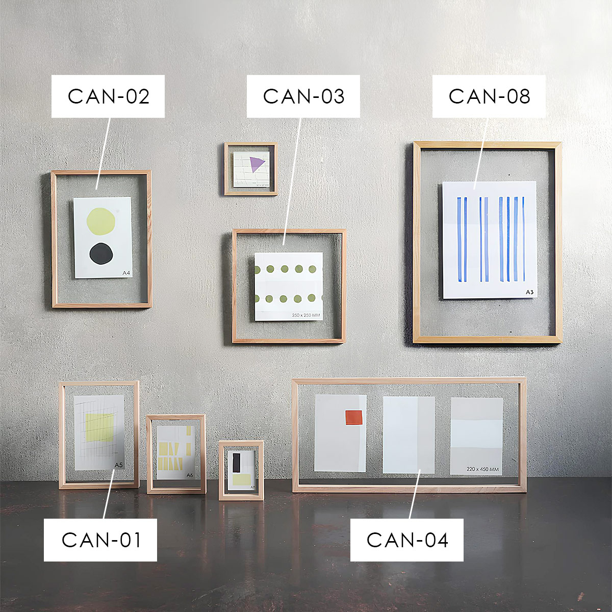 CAN-08 フォトフレーム A3サイズ 写真立て magnet マグネット | magnet | 06