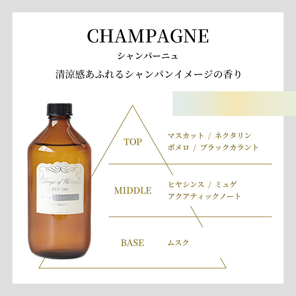 Songs of Nature カラフェディフューザー レフィル |  | 03