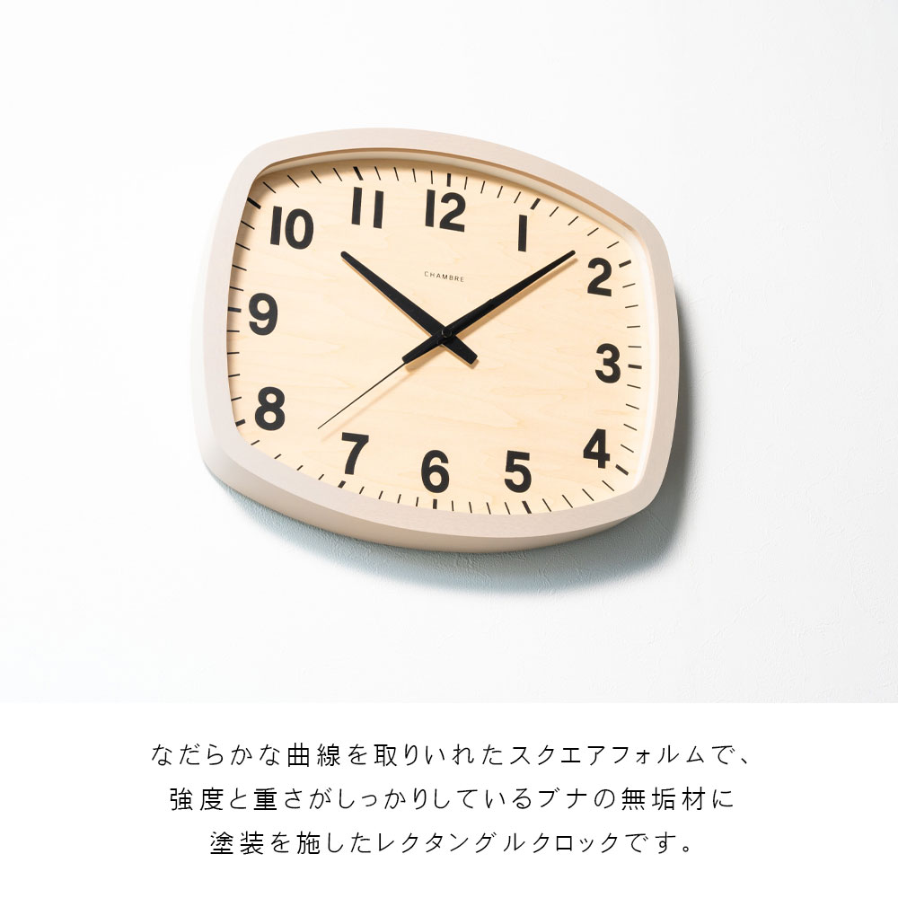 電波時計 R-SQUARE CLOCK【GRAY】｜runner｜03