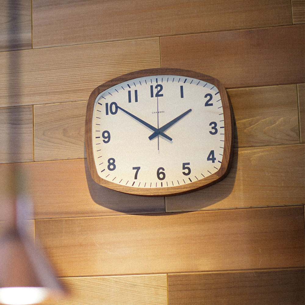 電波時計 R-SQUARE CLOCK【WALNUT】 |  | 05