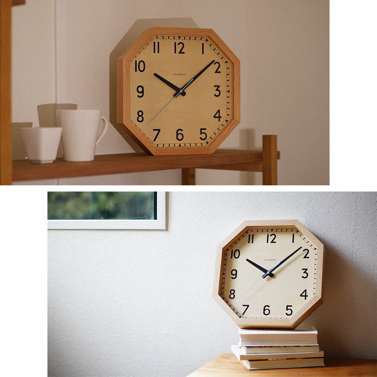 掛け時計 OCTAGON CLOCK【NATURAL】 |  | 09