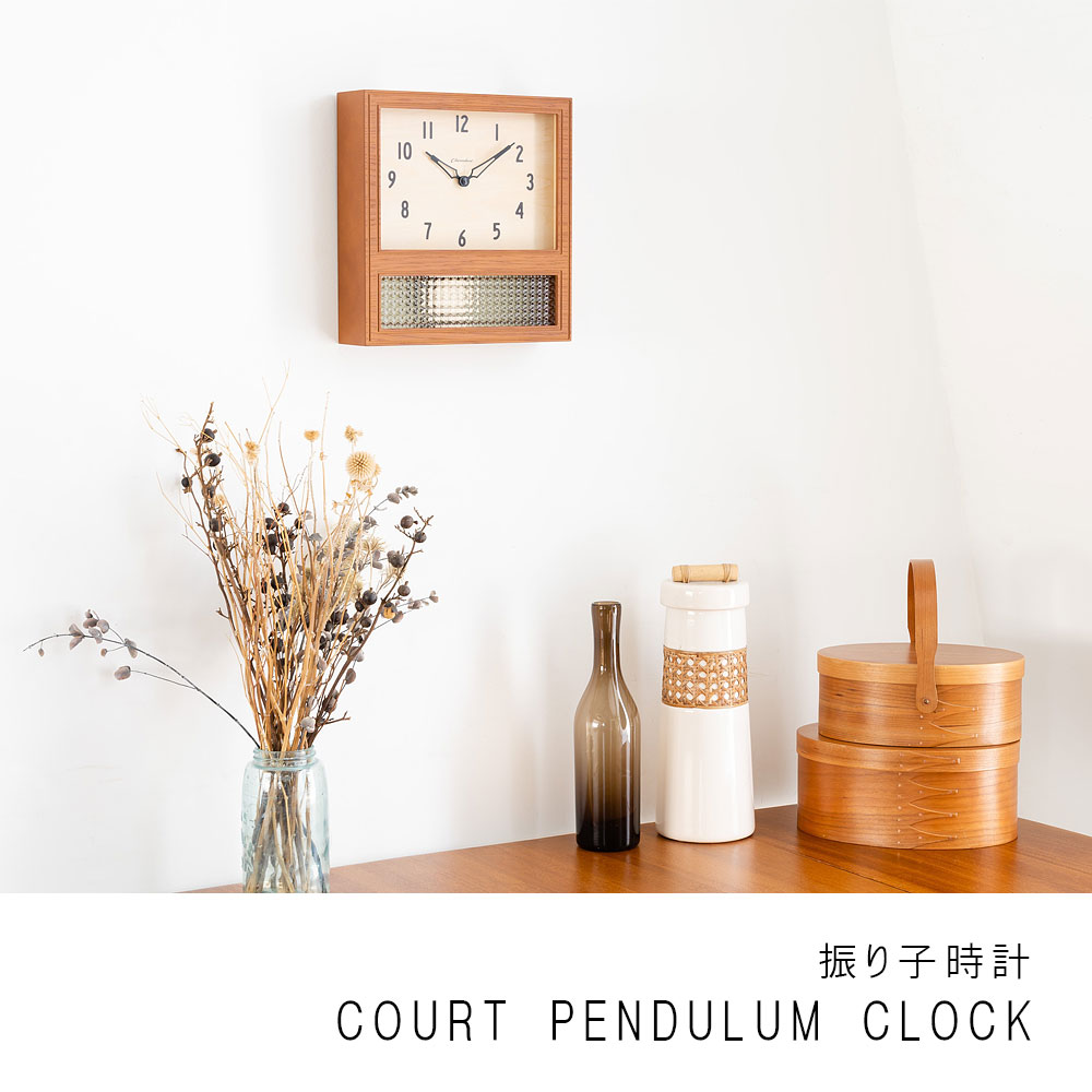 振り子時計 COURT PENDULUM CLOCK【CAFE BROWN】｜runner｜02
