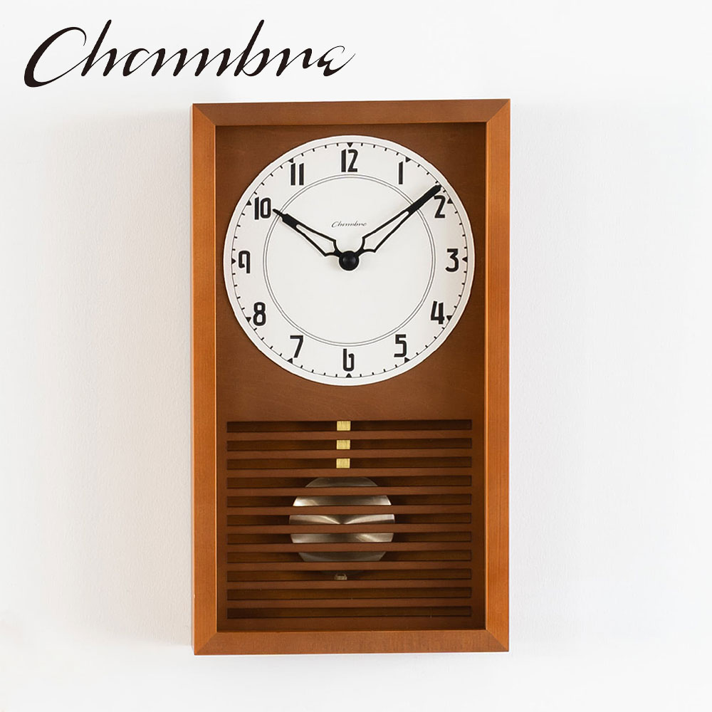 振り子時計 LATTICE PENDULUM CLOCK【CAFE BROWN】 | 