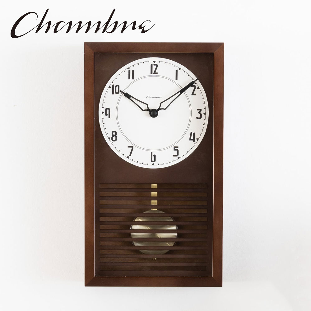 振り子時計 LATTICE PENDULUM CLOCK【DARK BROWN】 | 