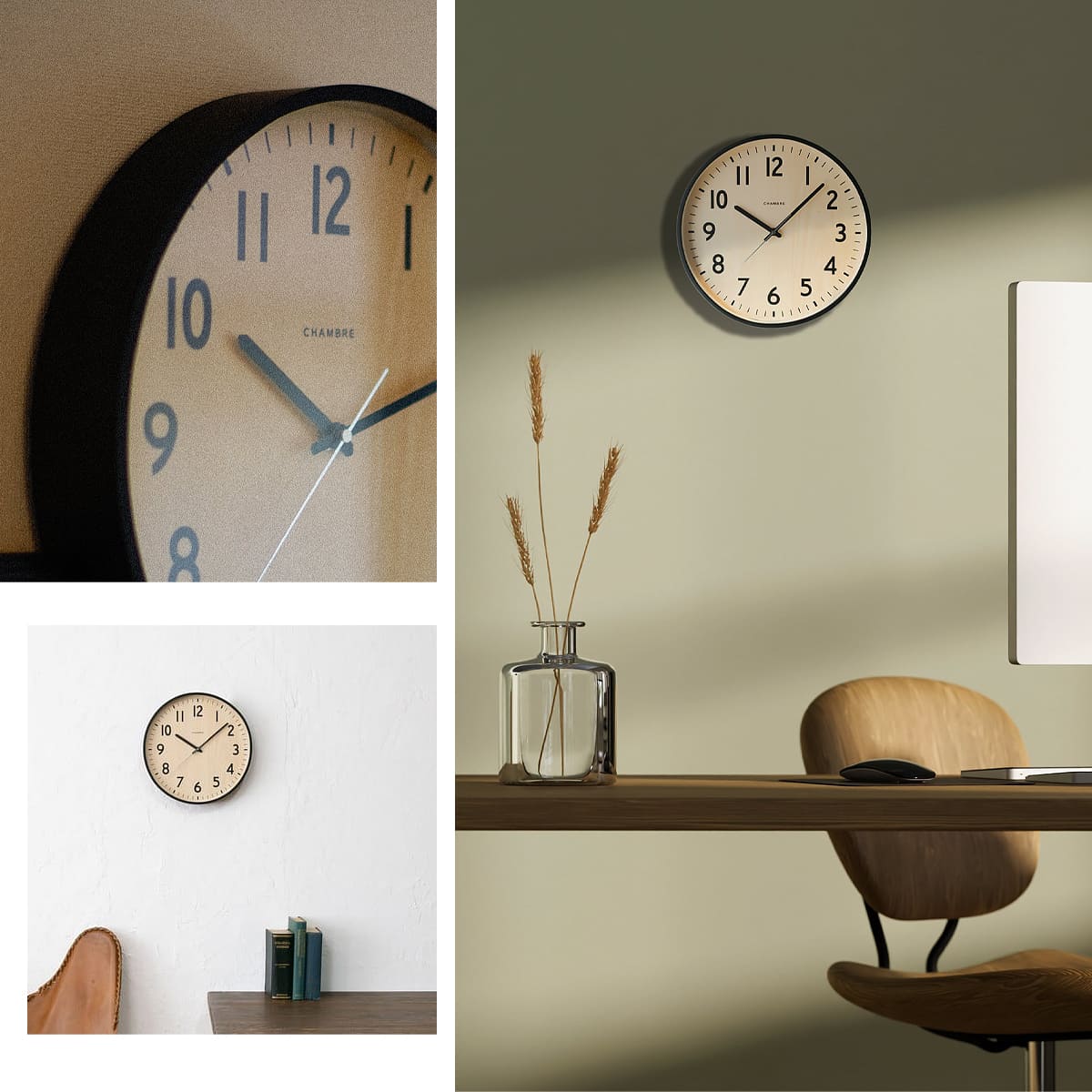 電波時計 SHAPELY CLOCK 【BLACK】 |  | 09