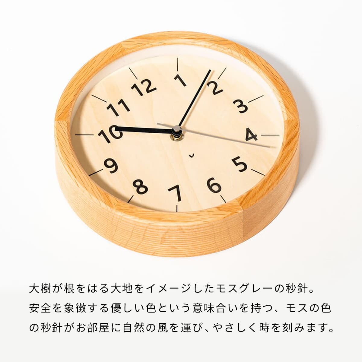 電波時計 ちいさな木の実のかけ時計 【かし】 |  | 06