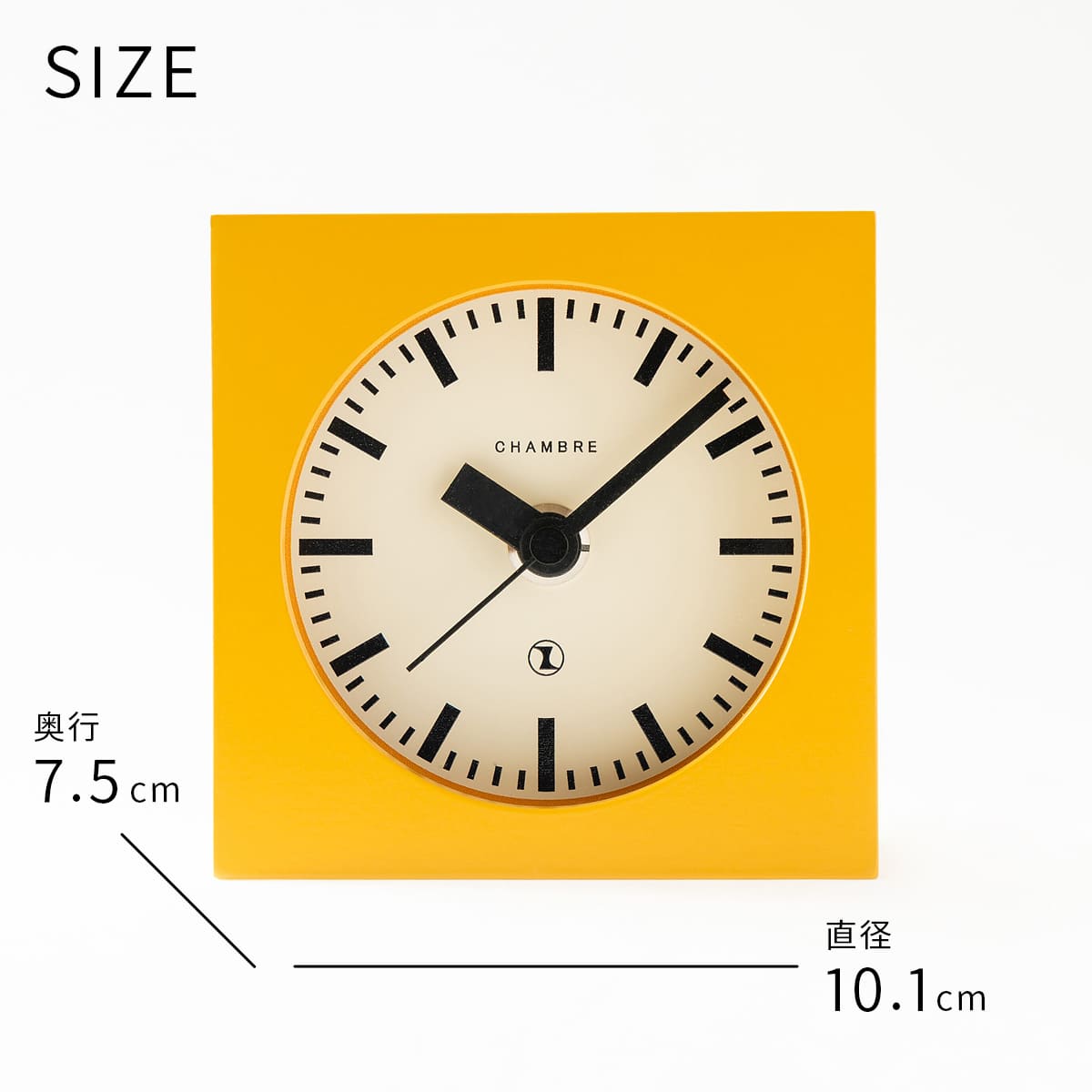 BLOCK DESK CLOCK 【MUSTARD】 |  | 06