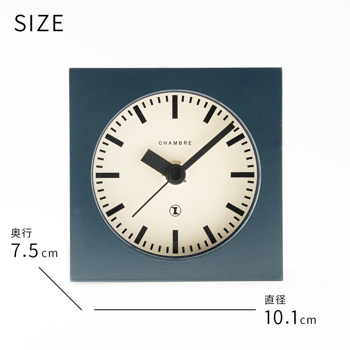 BLOCK DESK CLOCK 【NAVY】 |  | 06
