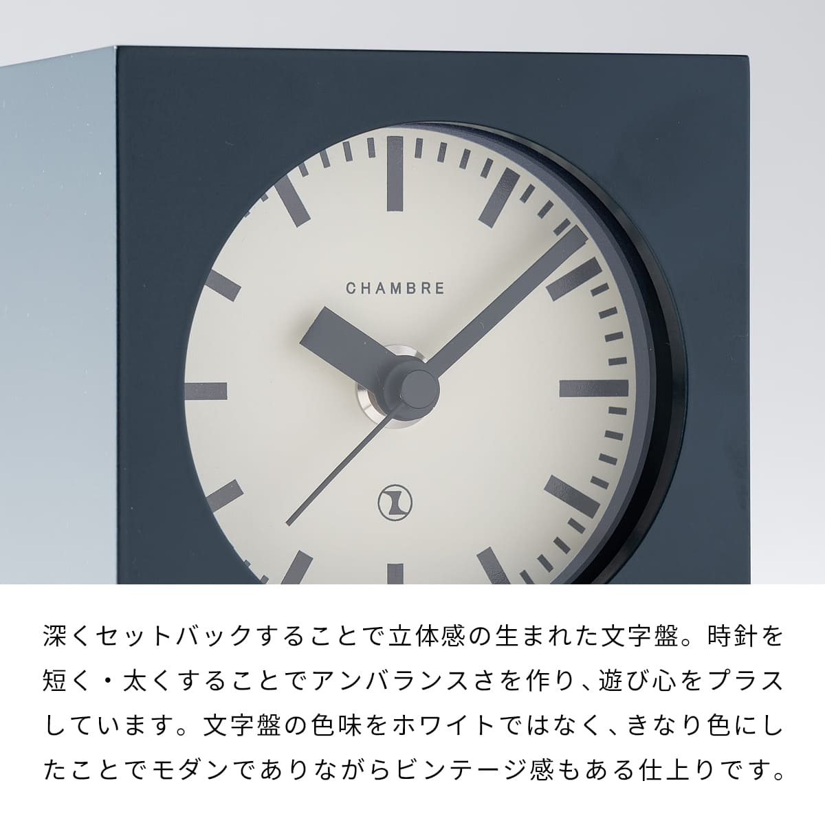 BLOCK DESK CLOCK 【NAVY】 |  | 05