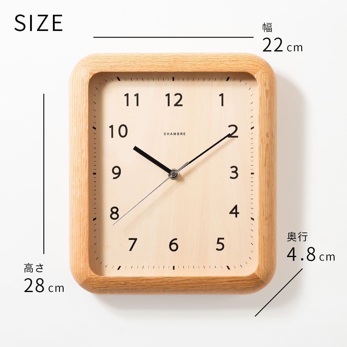 BOOK CLOCK【OAK】 : 走人 - 通販 - Yahoo!ショッピング