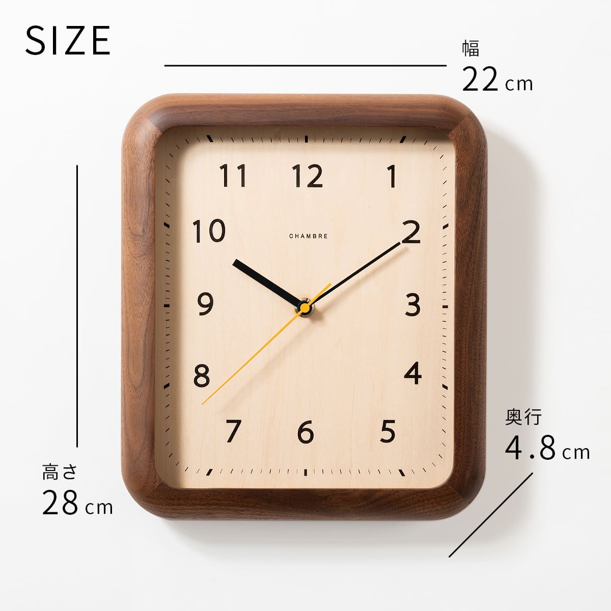 BOOK CLOCK【WALNUT】 : 走人 - 通販 - Yahoo!ショッピング