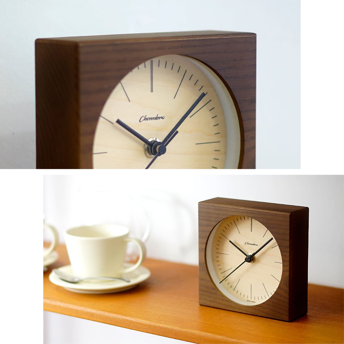 LINE DESK CLOCK 【DARK BROWN】 |  | 09