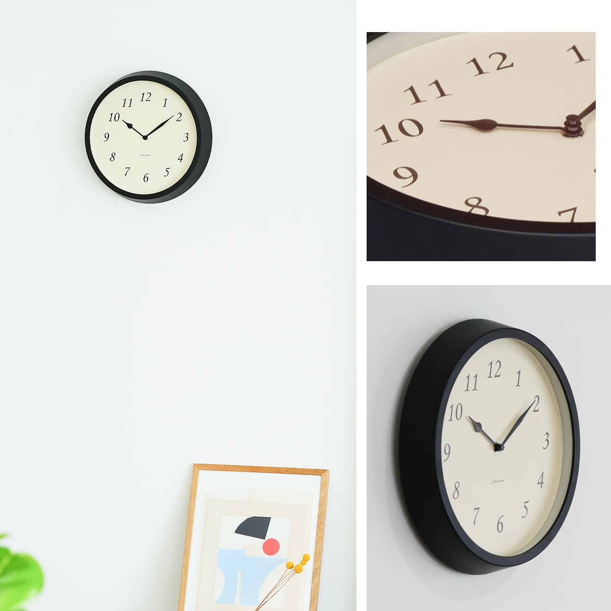 電波時計 Clair CLOCK 【BLACK】 |  | 08