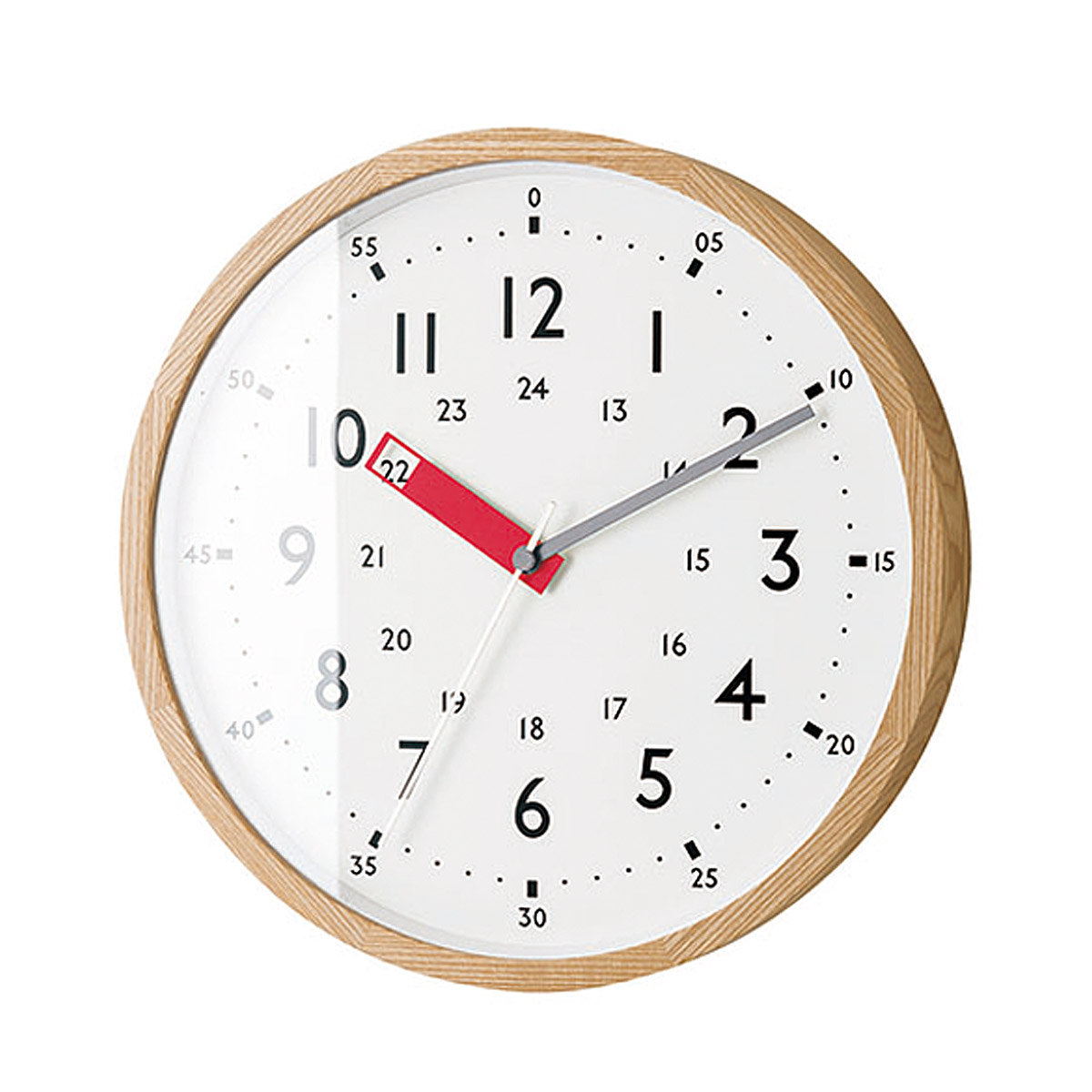 Storuman ストゥールマン ウォールクロック 電波時計 レッド CL-2937 RD | INTERFORM | 09