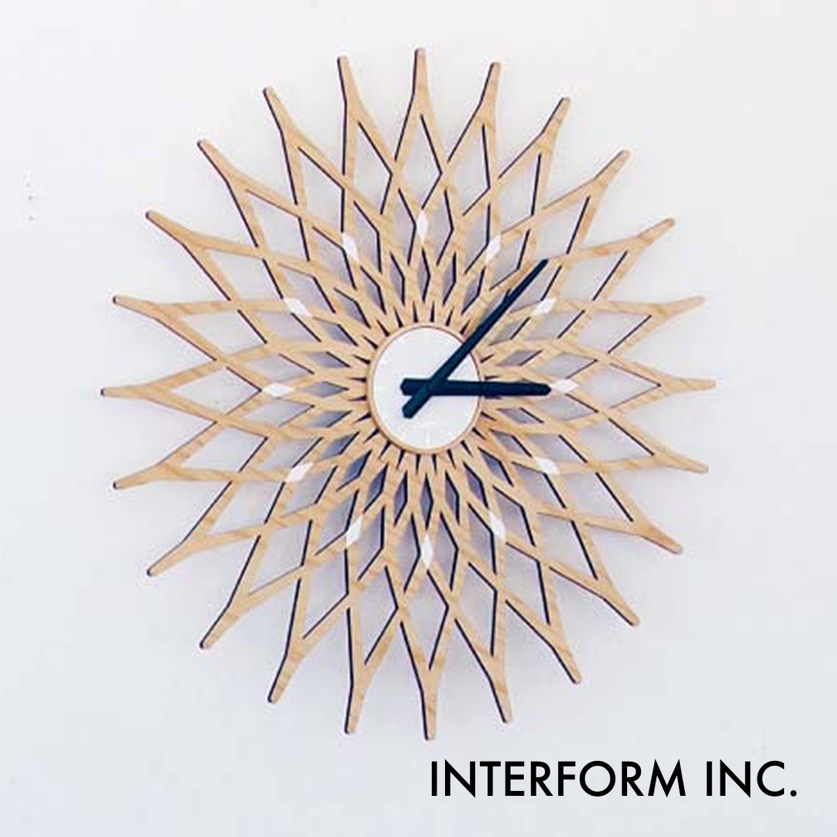 Noale ノアーレ ウォールクロック ホワイト CL-3022 WH | INTERFORM