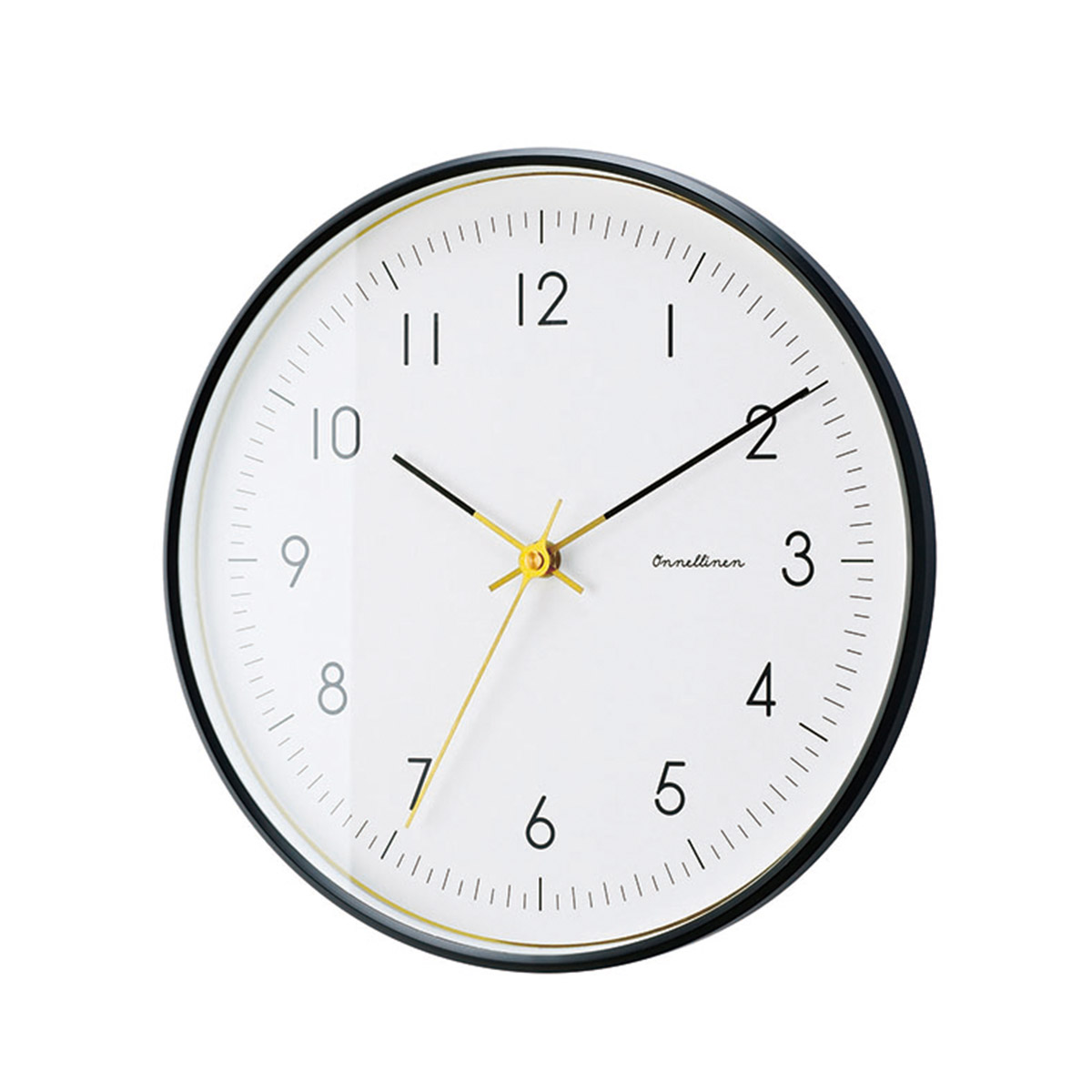 Onnela オンネラ ウォールクロック ブラック CL-4022 BK | INTERFORM | 08