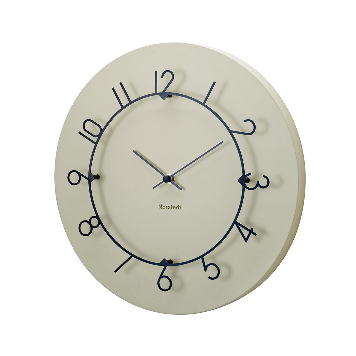 Luu ルウ ウォールクロック ベージュ CL-4317 BE | INTERFORM | 08
