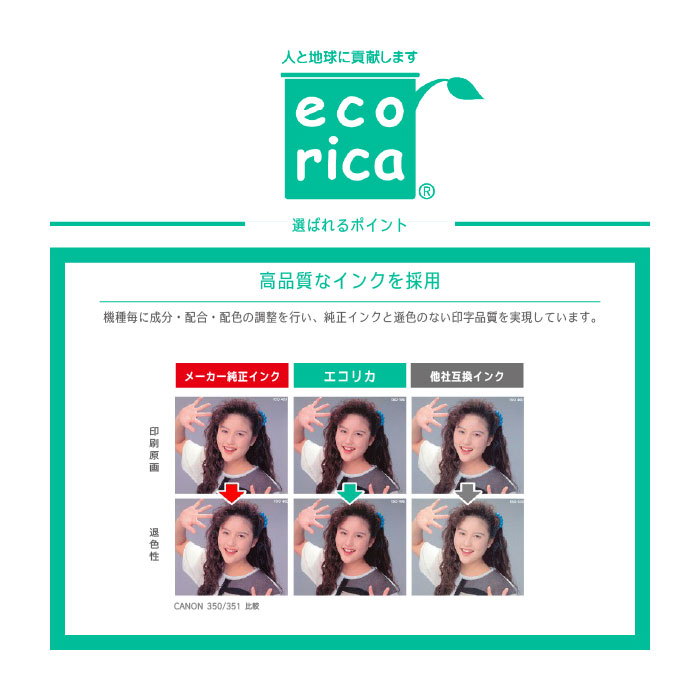 エプソン対応 MED-4CL リサイクルインクカートリッジ 4色パック エコリカ ECI-EMED-4P 2セット 関連画像2