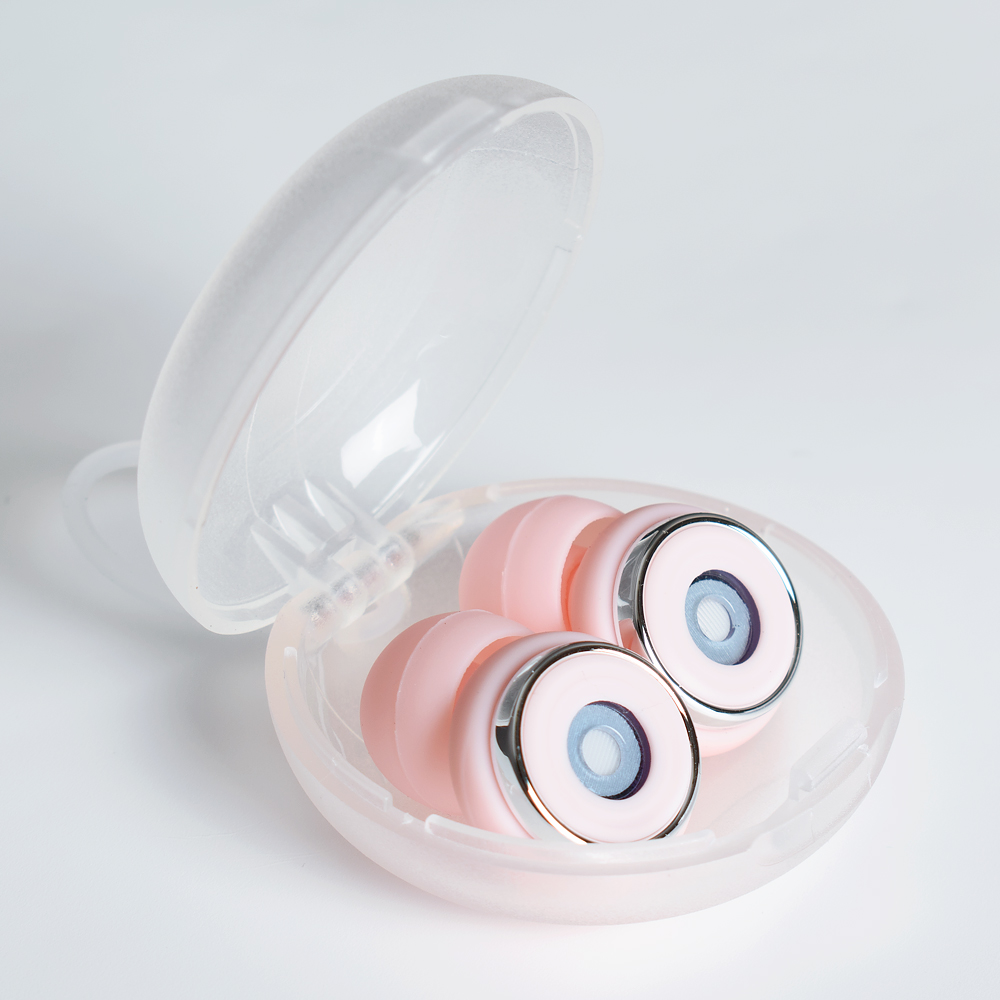 耳栓 ピンク SNR35dB 高遮音 シリコン製 プラグ型デザイン ノイズカット 繰り返し使える 睡眠 勉強 音楽 ライブ 飛行機 通勤に 専用収納ケース付き |  | 13