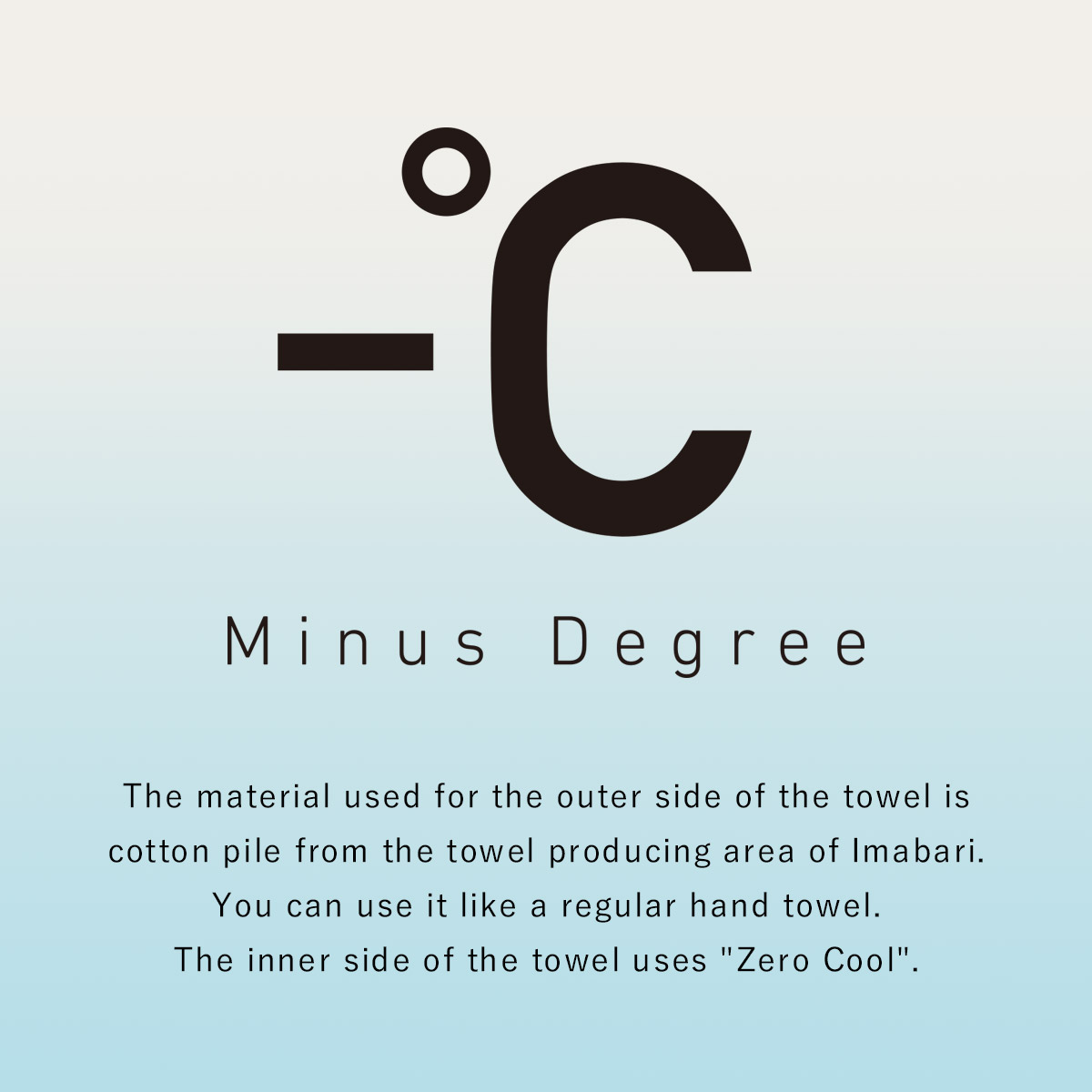 Minus Degree マイナスディグリー 接触冷感 ハンドタオル 100% 100PERCENT（ヒャクパーセント） |  | 07