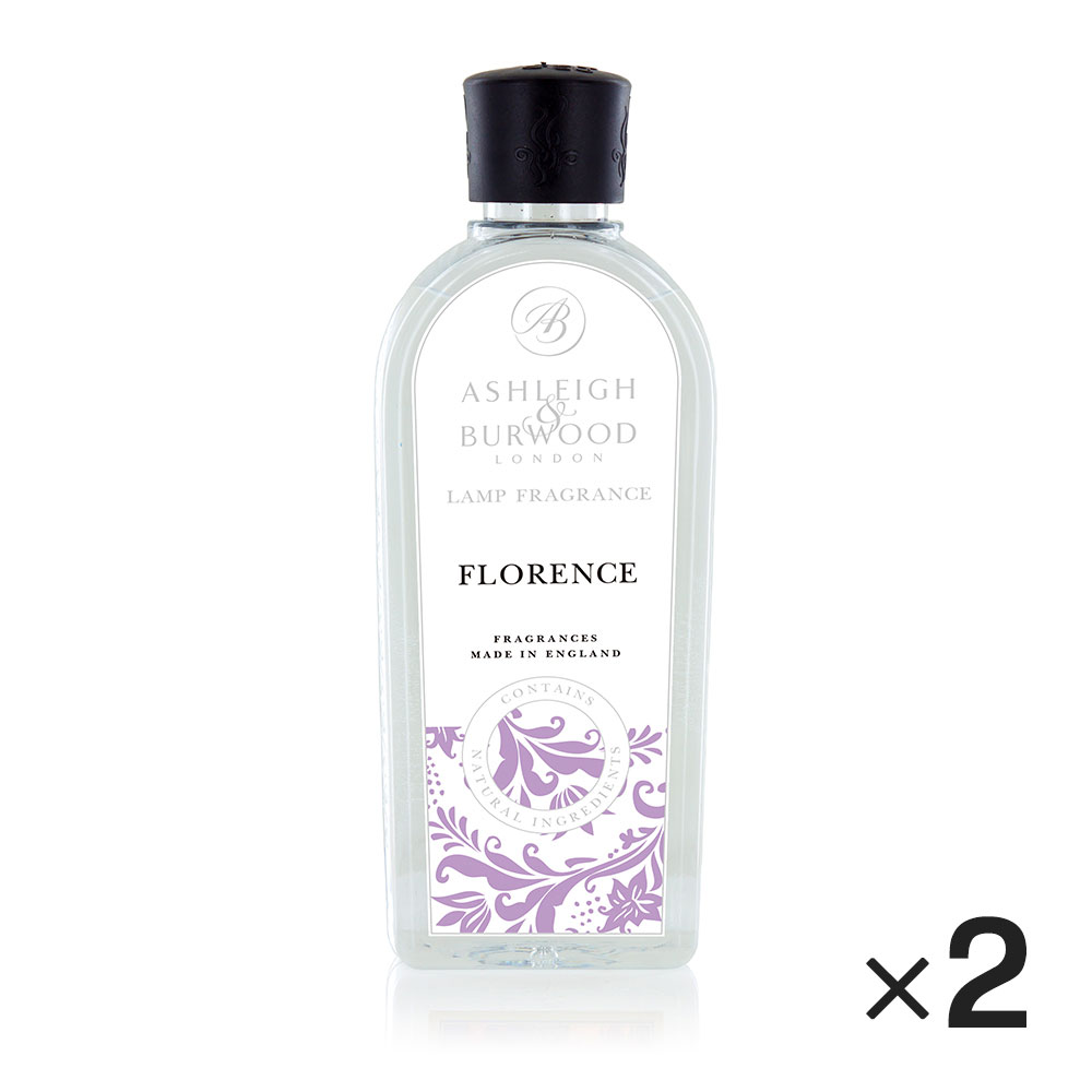 アシュレイ&バーウッド ランプフレグランス フローレンス 500ml 2本セット フレグランスランプ用オイル / ASHLEIGH&BURWOOD | 