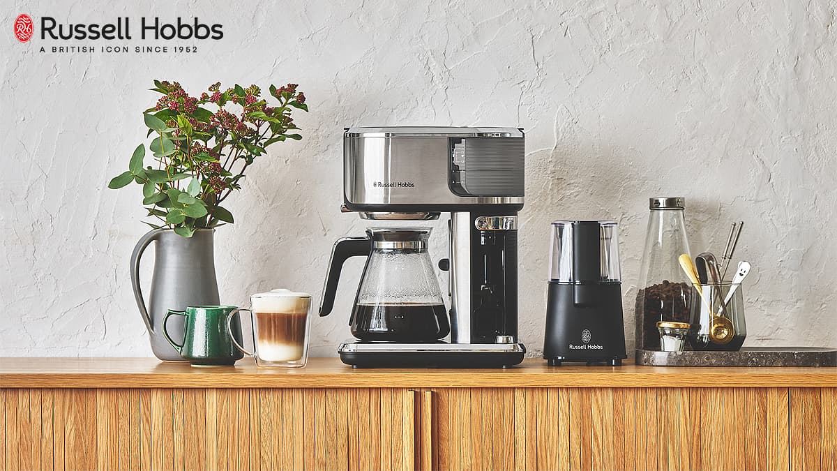 RUSSELL HOBBS（ラッセルホブス） Cafe Kettle カフェケトル 0.8L 電気
