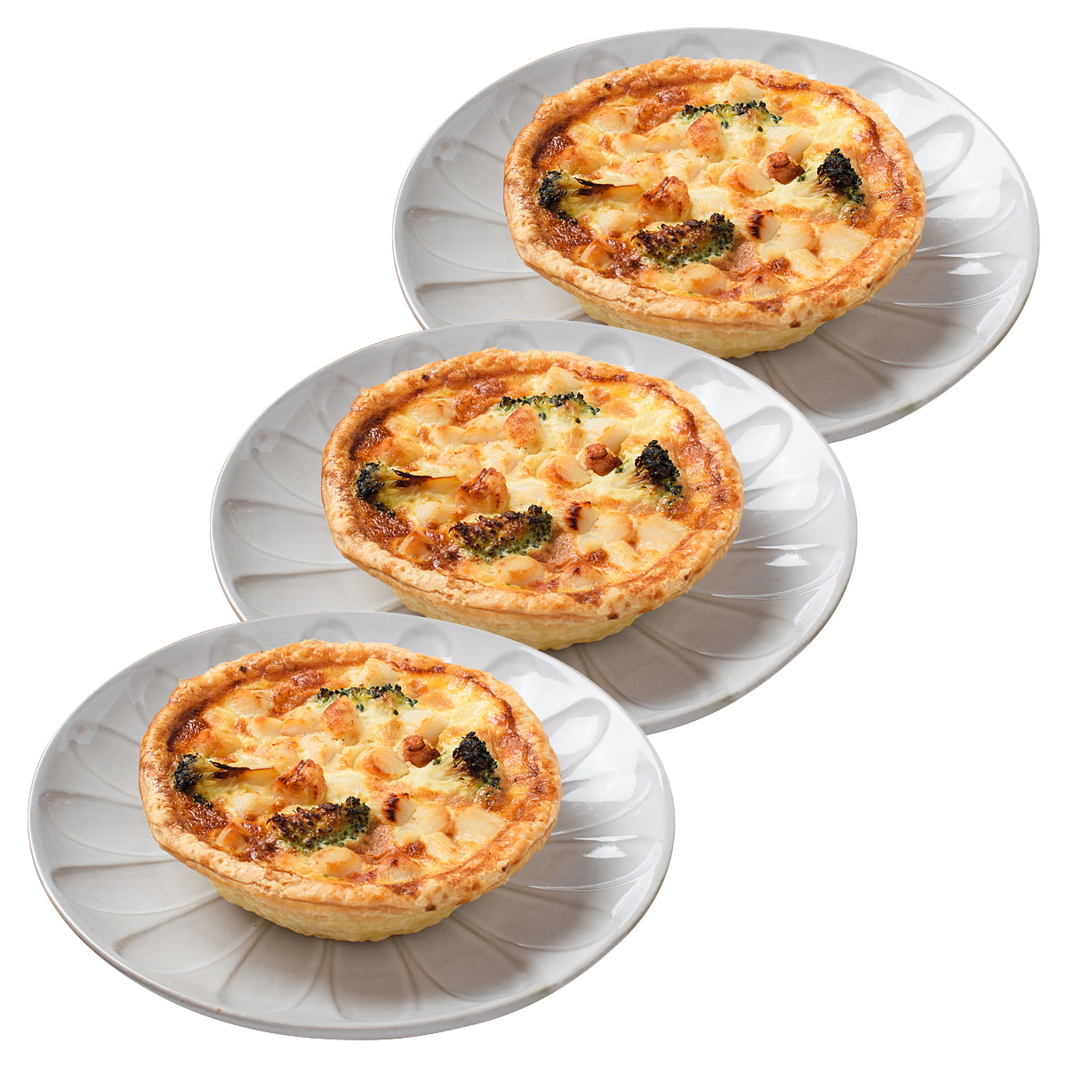 ふらんす屋　小柱とブロッコリーのキッシュ 直径13cm / おかず 総菜 惣菜 ランチ オードブル ホームパーティー フランス料理 洋食 / お取り寄せグルメ【冷凍便】 |  | 02