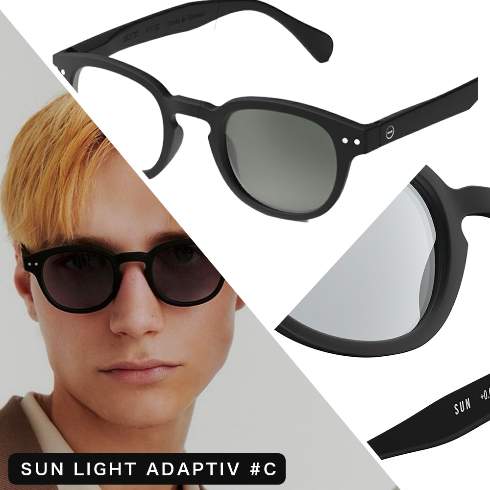 IZIPIZI イジピジ SUN CAT.1-3 | #C 調光サングラス | IZIPIZI | 01