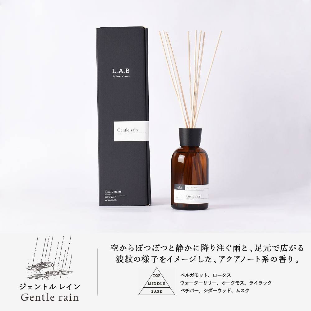 L.A.B リードディフューザー　Gentle rain　(ジェントル レイン)　ART LAB. (アートラボ) |  | 01