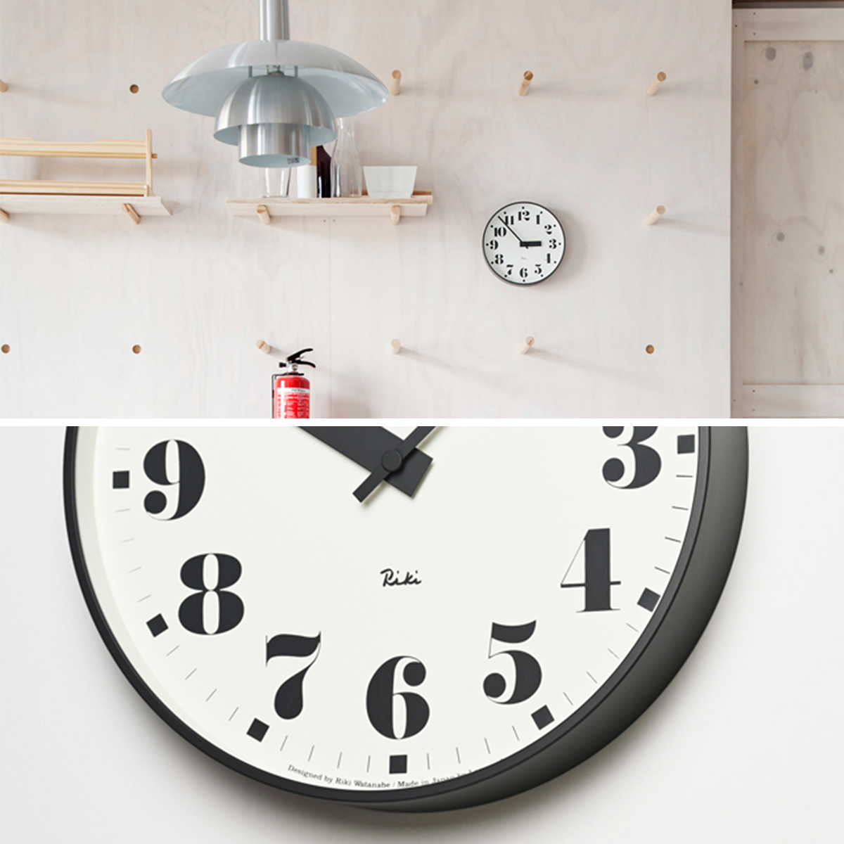 RIKI PUBLIC CLOCK リキ パブリック クロック WR17-06 / 壁掛け時計 / 日本製 / タカタレムノス / TAKATA Lemnos / 渡辺 力 / RIKI WATANABE | Lemnos | 04