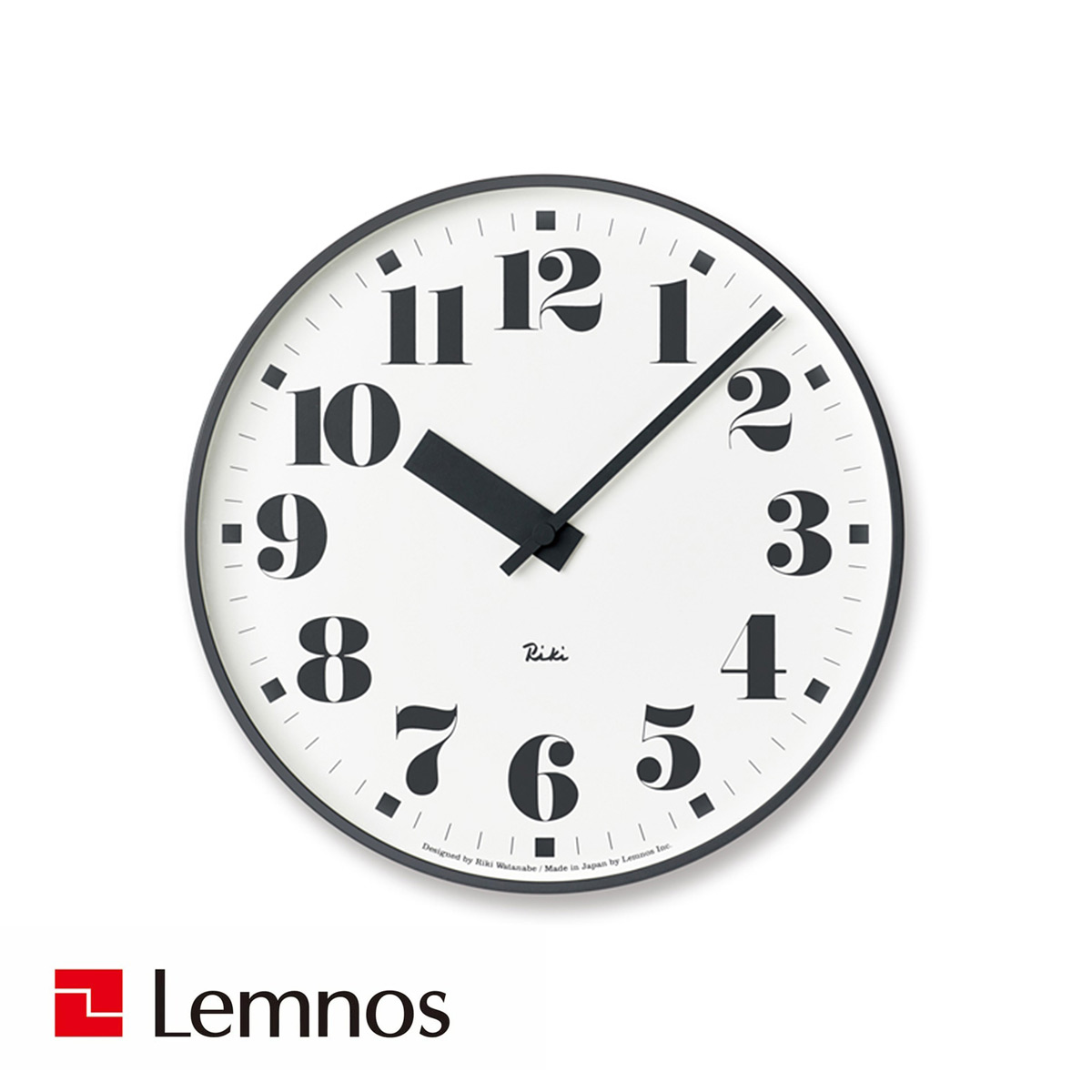 RIKI PUBLIC CLOCK リキ パブリック クロック WR17-06 / 壁掛け時計 / 日本製 / タカタレムノス / TAKATA Lemnos / 渡辺 力 / RIKI WATANABE | Lemnos