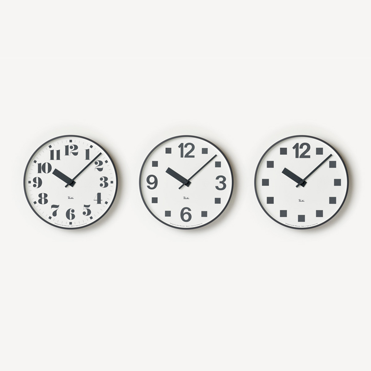 RIKI PUBLIC CLOCK リキ パブリック クロック WR17-06 / 壁掛け時計 / 日本製 / タカタレムノス / TAKATA Lemnos / 渡辺 力 / RIKI WATANABE | Lemnos | 05