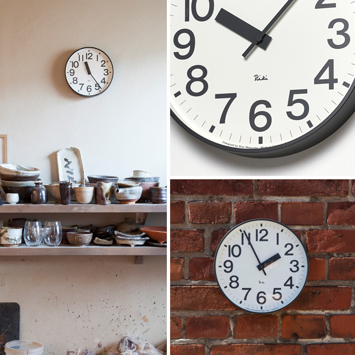 RIKI PUBLIC CLOCK リキ パブリック クロック WR22-07 / 壁掛け時計 / 日本製 / タカタレムノス / TAKATA Lemnos / 渡辺 力 / RIKI WATANABE | Lemnos | 04
