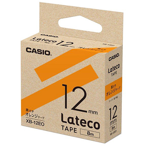 カシオ ラテコ 詰め替え用テープ 12mm 黒文字/テープは10色から選択可能 | CASIO | 04
