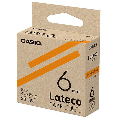 カシオ ラテコ 詰め替え用テープ 6mm 黒文字/テープは10色から選択可能 | CASIO | 04