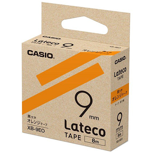 カシオ ラテコ 詰め替え用テープ 9mm 黒文字/テープは10色から選択可能 | CASIO | 04