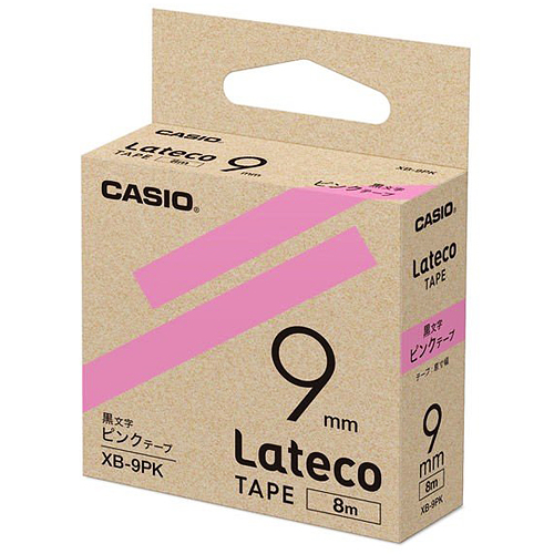 カシオ ラテコ 詰め替え用テープ 9mm 黒文字/テープは10色から選択可能 | CASIO | 06