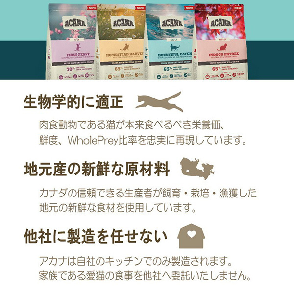 ACANA Bountiful Catch 1.8kg３袋 ACANA® Bountiful Catch Cat Food | ACANA USA