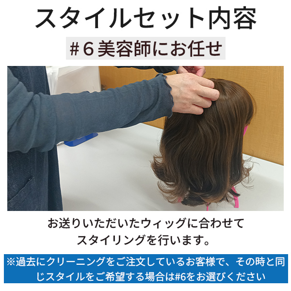 ウィッグ クリーニングとスタイルセット 【人毛100％のウィッグはサービス対象外になります】　シュシュクローゼット   ウィッグ美容室 | ブランド登録なし | 12