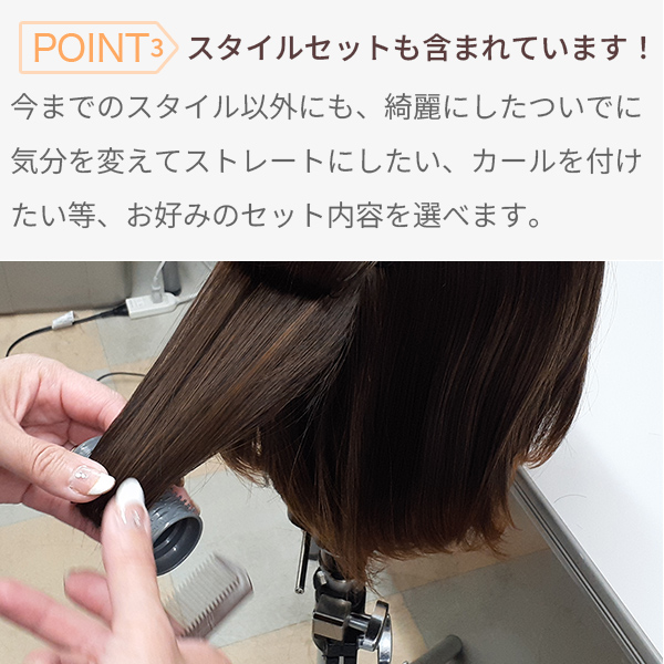 ウィッグ クリーニングとスタイルセット 【人毛100％のウィッグはサービス対象外になります】　シュシュクローゼット   ウィッグ美容室 | ブランド登録なし | 05