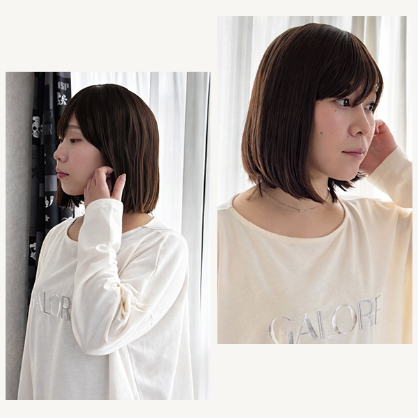 ワンステップ　ウィッグ　ミディアムボブ 新商品 私のスタイル「ミディアム ボブ」ウィッグ ボブ ミディアムボブ