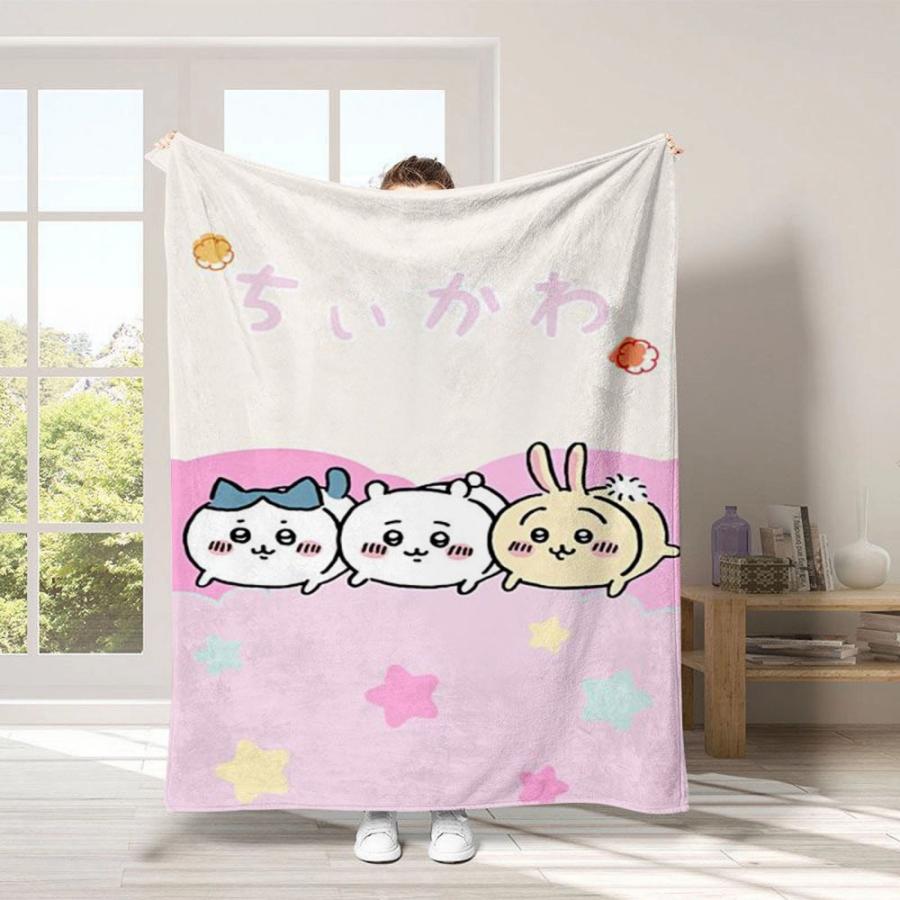 ちいかわ グッズ ブランケット タオルケット 毛布 150×200cm ハチワレ うさぎ 膝掛け 車用 オフェンス用 ふわふわ クリスマスプレゼント誕生日プレゼント |  | 10
