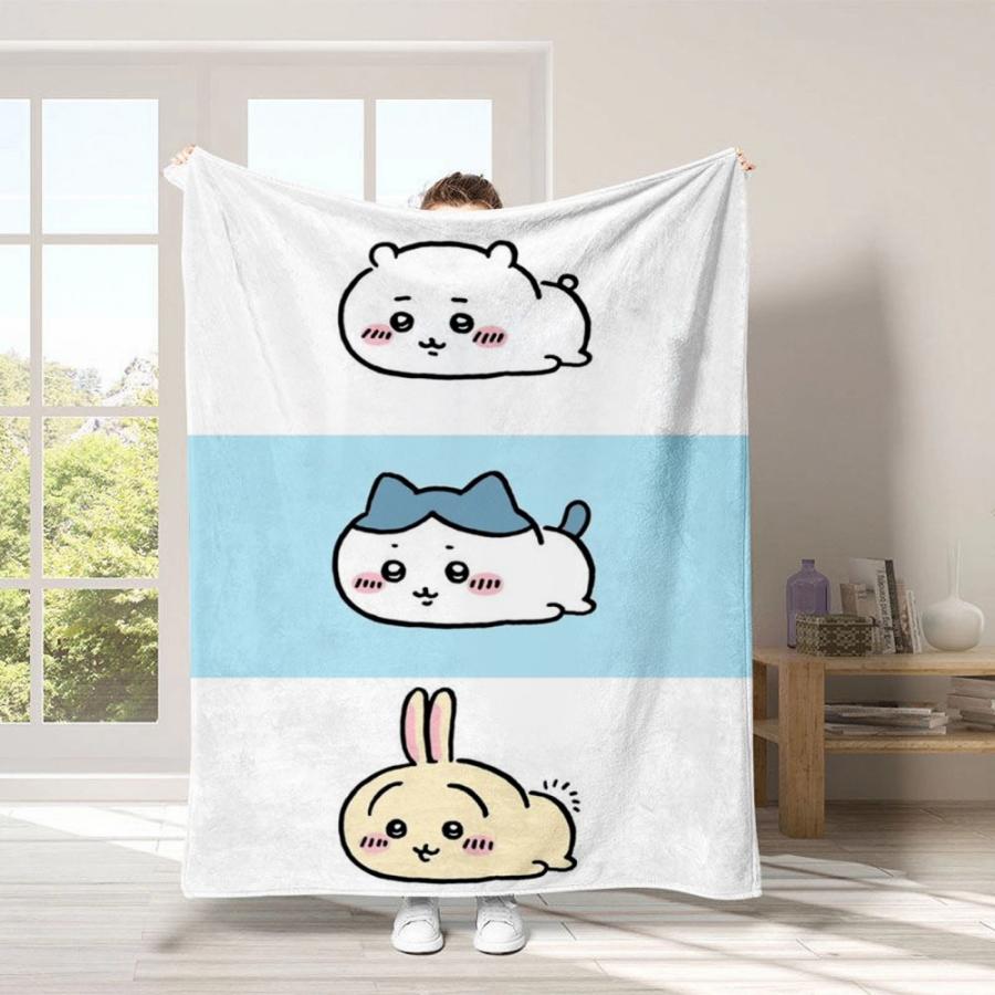ちいかわ グッズ ブランケット タオルケット 毛布 150×200cm ハチワレ うさぎ 膝掛け 車用 オフェンス用 ふわふわ クリスマスプレゼント誕生日プレゼント |  | 12