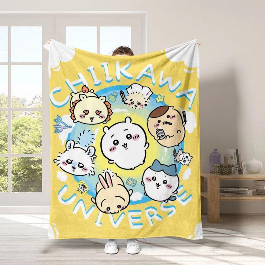 ちいかわ グッズ ブランケット タオルケット 毛布 150×200cm ハチワレ うさぎ 膝掛け 車用 オフェンス用 ふわふわ クリスマスプレゼント誕生日プレゼント |  | 17