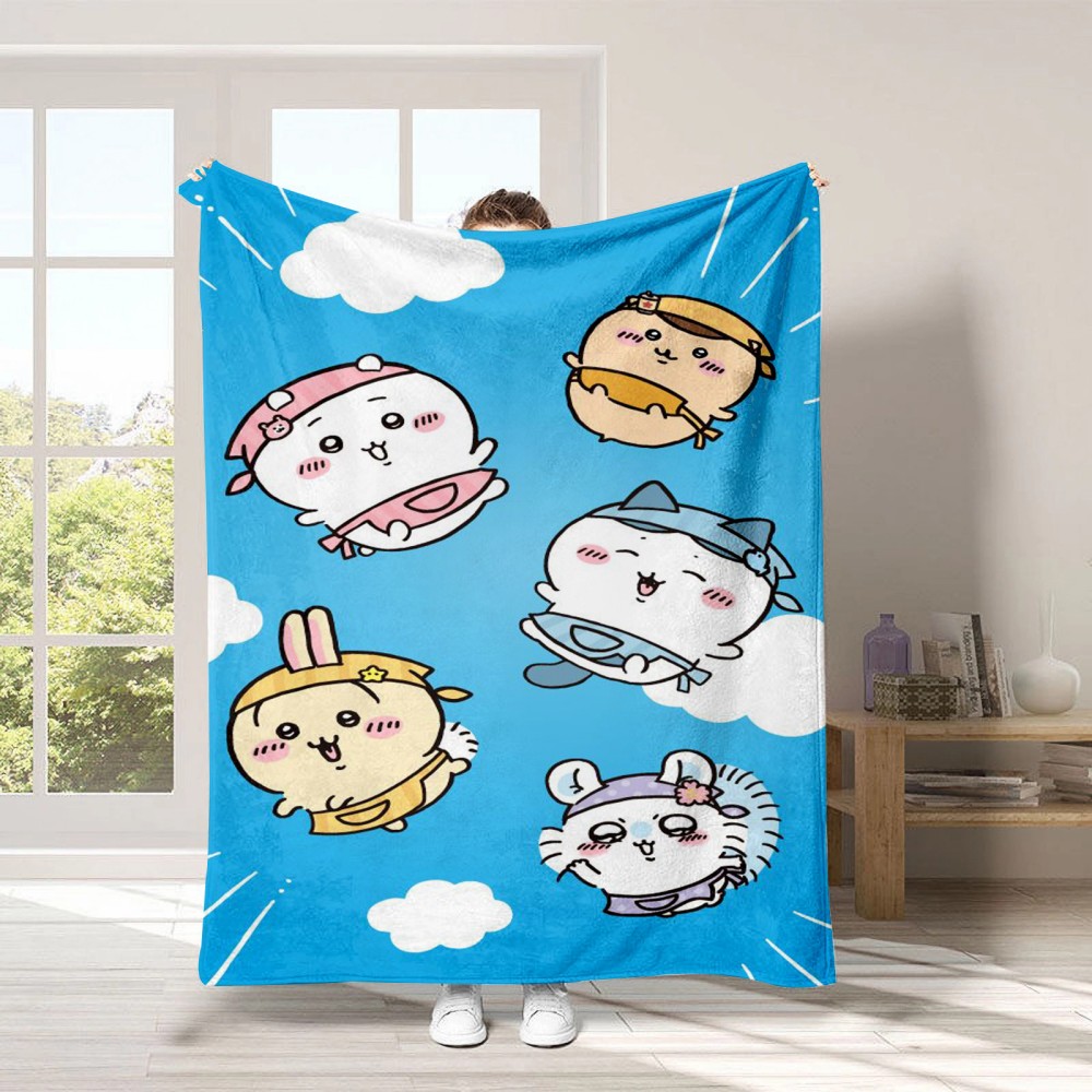 ちいかわ グッズ ブランケット タオルケット 毛布 150×200cm ハチワレ うさぎ 膝掛け 車用 オフェンス用 ふわふわ クリスマスプレゼント誕生日プレゼント |  | 20