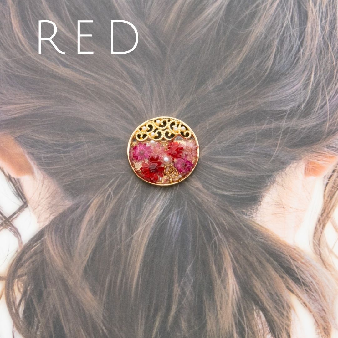 アクセサリー 花 ギフト ヘアゴム ドライフラワー ルリエ おしゃれ
