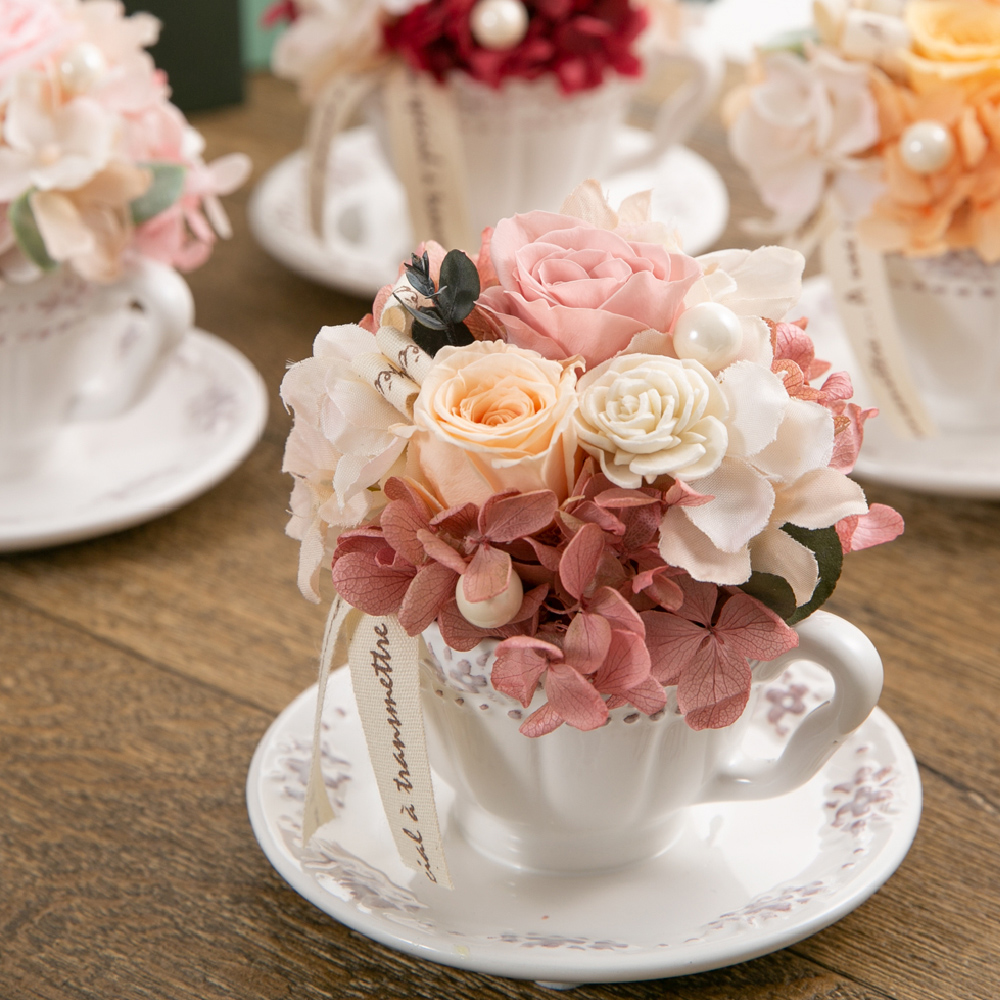 プリザーブドフラワー ギフト 花 ボンディモンシュ 結婚祝い 結婚記念