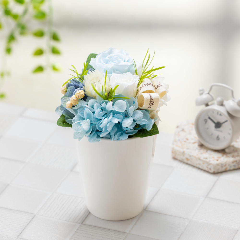 プリザーブドフラワー ギフト 花 リヤン 退職祝い 誕生日 おしゃれ