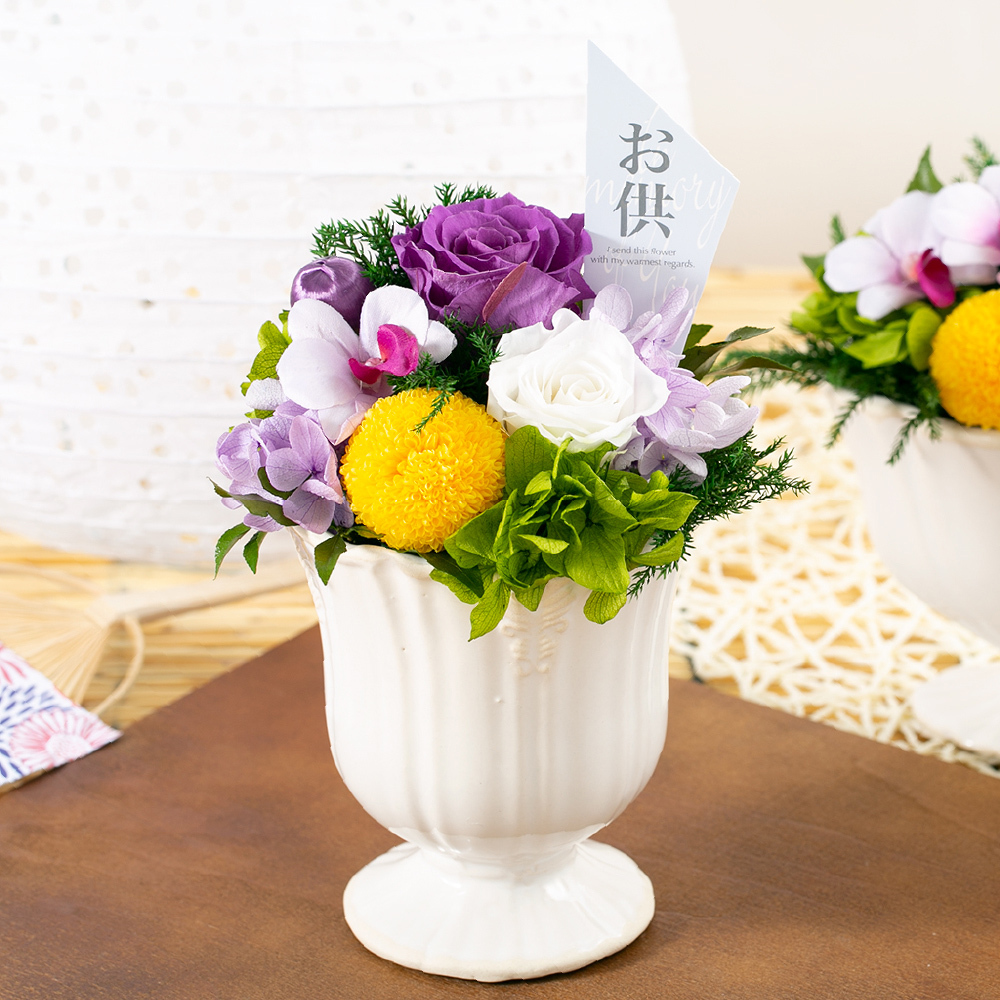 プリザーブドフラワー 仏花 ティエドゥール お供え お悔み 仏壇花